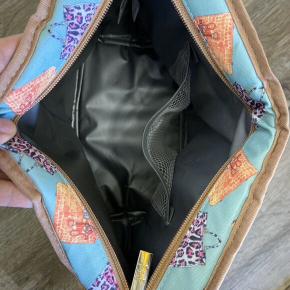 Rongrong Insulated Lunch Tote Bag Purses Pattern picnik work vacation travel - Picture 5 of 9